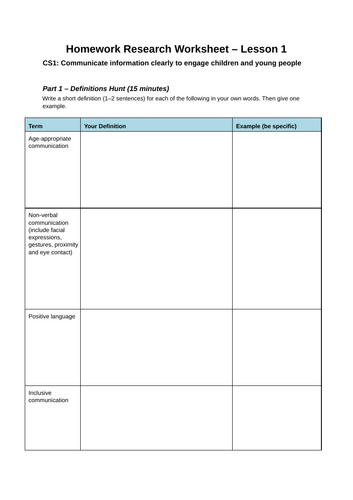 T-Level Education and Early Years ESP Core Skills Introduction