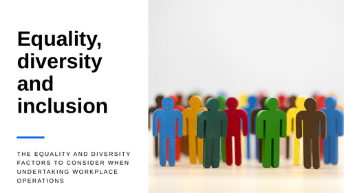 T Level Technical qualification in Media, Broadcast Production - Equality, Diversity and Inclusion