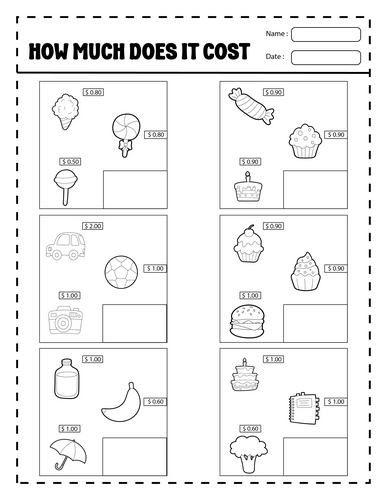 Tracing and Activity Worksheet for K