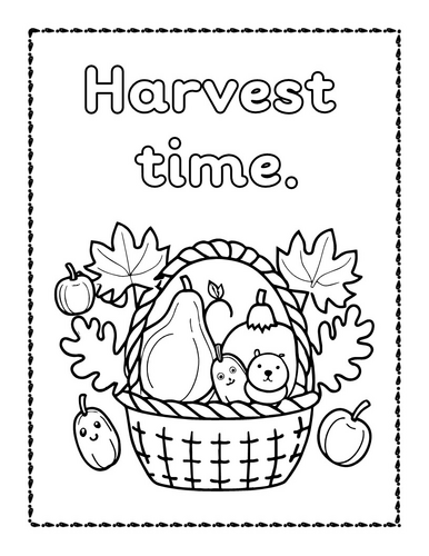 Autumn Coloring Pages for Kids
