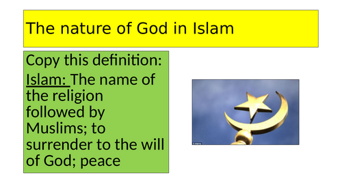 Nature of God in Islam