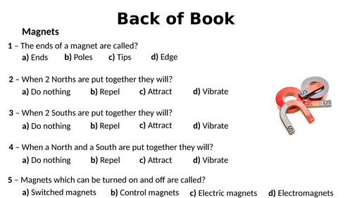 50 Science Starters/Plenaries or Worksheets PPt