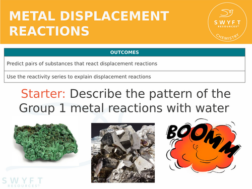 KS3 ~ Year 8 ~ Metal Displacement Reactions