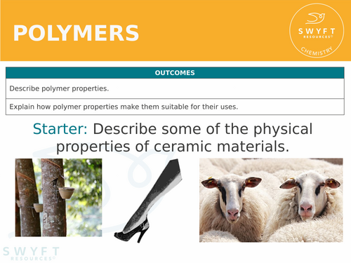 KS3 ~ Year 8 ~ Polymers