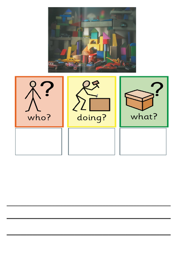 Naughty Bus Colourful Semantics