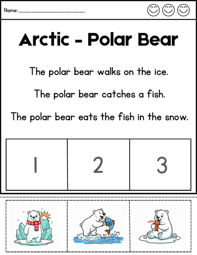 Animal Habitat Sequencing Reading Comprehension Passages (Cut & Paste Worksheets