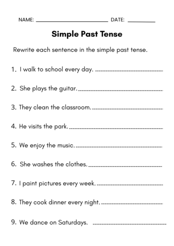 Printable punctuation worksheet