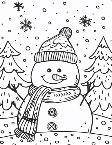 Winter Coloring Pages