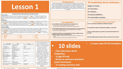 A-Level AQA 9.2 - La convivencia e integración
