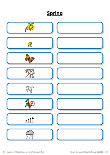 Spring Scavenger hunt