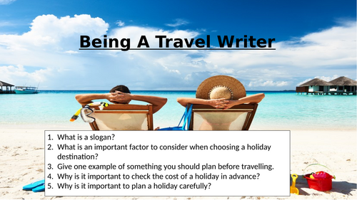 Travel Writing - Being A Travel Writer