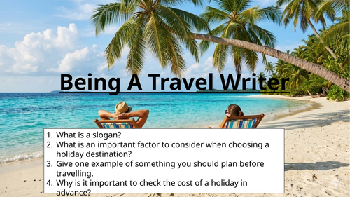 Travel Writing - Being A Travel Writer