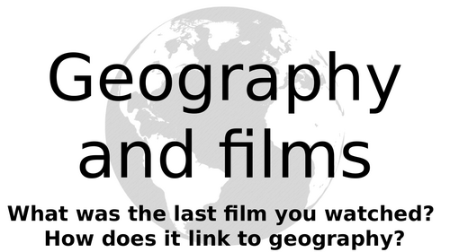 Open evening geography