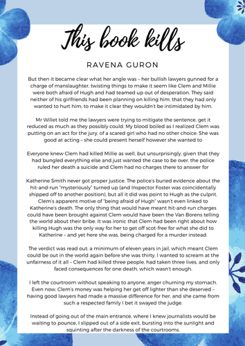 AQA English Language Paper 1 (2026 Exam Structure) – This Book Kills by Ravena Guron