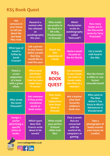 Book Quest Y12&13 (KS5)