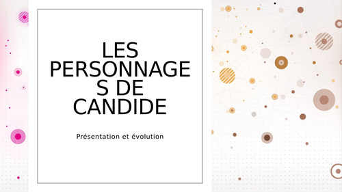 Les personnages dans Candide