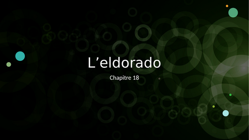 Candide - une analyse de l'Eldorado