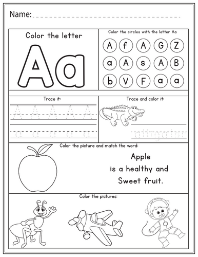 Letter Sound Worksheets for Kindergarten - Beginning Sounds Worksheets for Grade 1