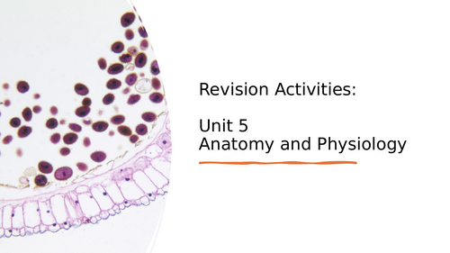 Anatomy and Physiology Revision - T Level Animal Care and Management (animal science)