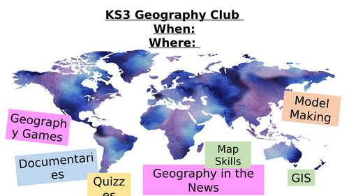 Geography Club Poster