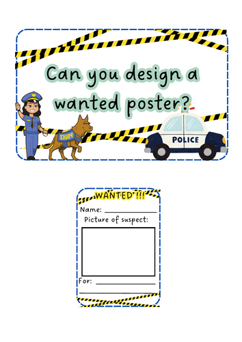 People who help us Police wanted poster