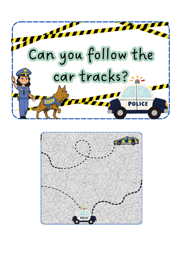 People who help us - Police car paths