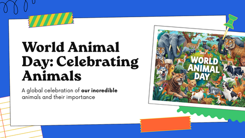 World Animal Day Assembly PowerPoint – KS1 & KS2 | Protecting Animals & Habitats
