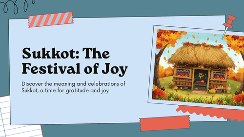 Sukkot Assembly PowerPoint – KS1 & KS2 | Jewish Festival of Joy & Gratitude