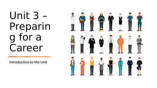 NCFE Travel and Tourism L3 - Unit 3 Preparing for a Career