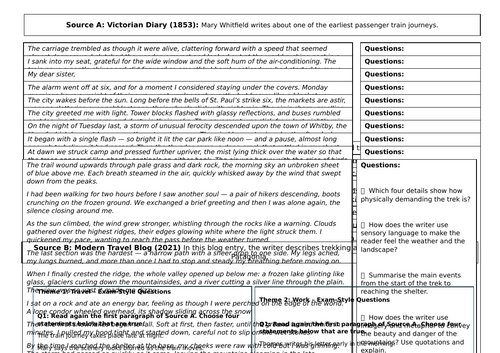 AQA GCSE English Language Paper 2 Extract Booklet (2026 Exam Spec)