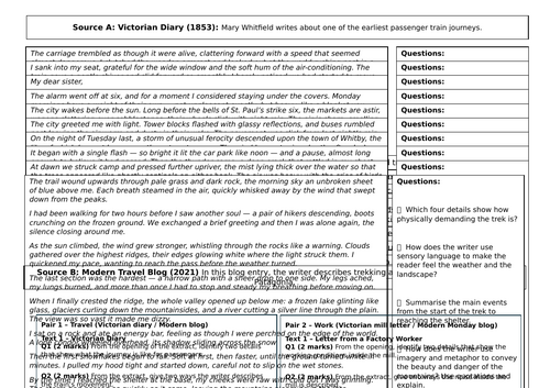 EDEXCEL - 2026 - English Language P2 booklet