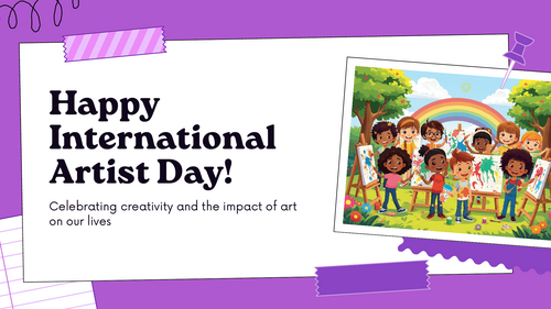 International Artist Day Assembly PowerPoint – Celebrate Creativity and Expression
