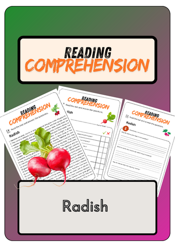 Reading Comprehension - Radish + Solutions