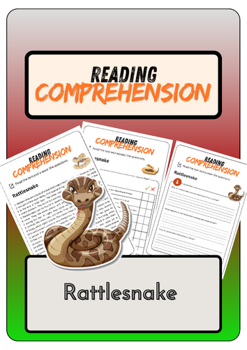 Reading Comprehension - Rattlesnake + Solutions