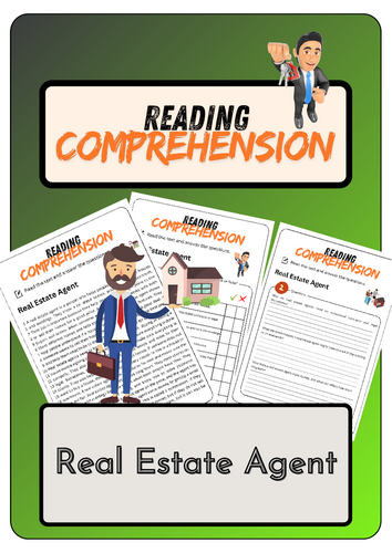 Reading Comprehension - Real Estate Agent + Solutions