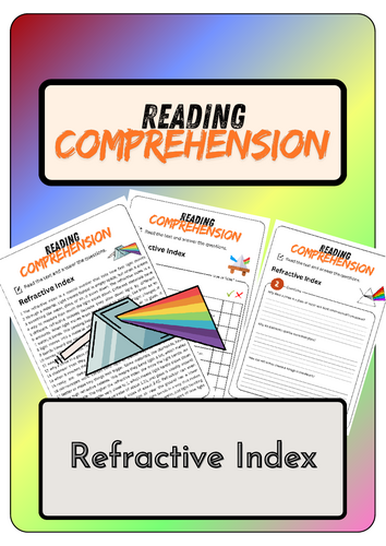 Reading Comprehension - Refractive Index + Solutions