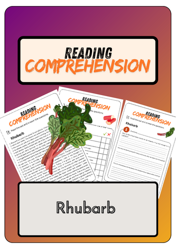 Reading Comprehension - Rhubarb + Solutions