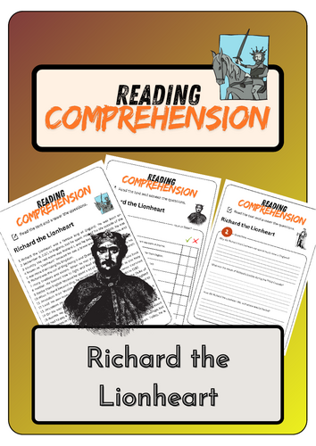 Reading Comprehension - Richard the Lionheart + Solutions