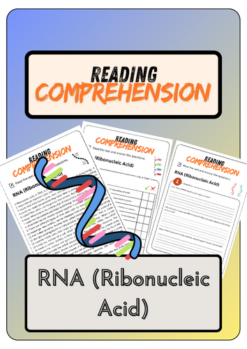 Reading Comprehension - RNA (Ribonucleic Acid) + Solutions