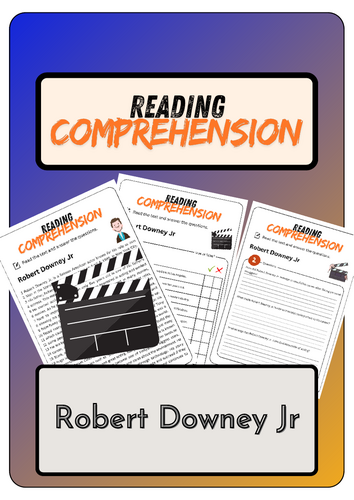 Reading Comprehension - Robert Downey Jr. + Solutions