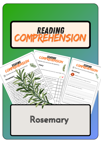 Reading Comprehension - Rosemary + Solutions