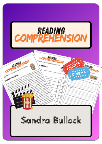 Reading Comprehension - Sandra Bullock + Solutions