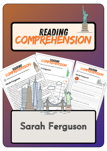 Reading Comprehension - Sarah Ferguson + Solutions