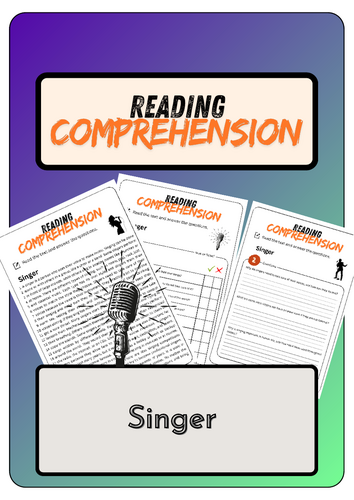 Reading Comprehension - Singer + Solutions