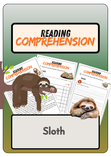 Reading Comprehension - Sloth + Solutions