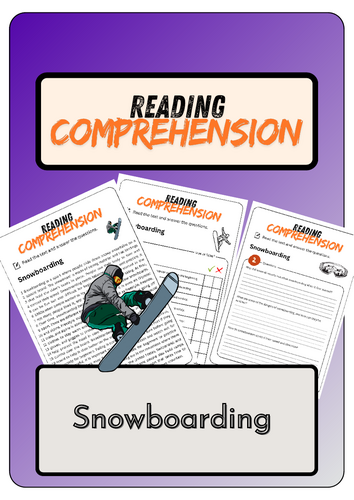 Reading Comprehension - Snowboarding + Solutions