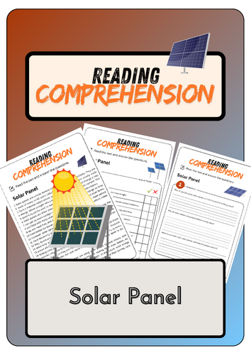 Reading Comprehension - Solar Panel + Solutions