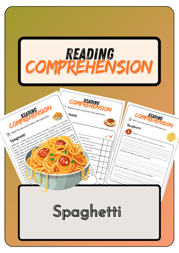 Reading Comprehension - Spaghetti + Solutions