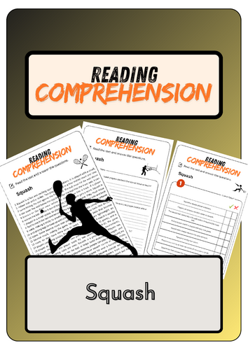 Reading Comprehension - Squash + Solutions