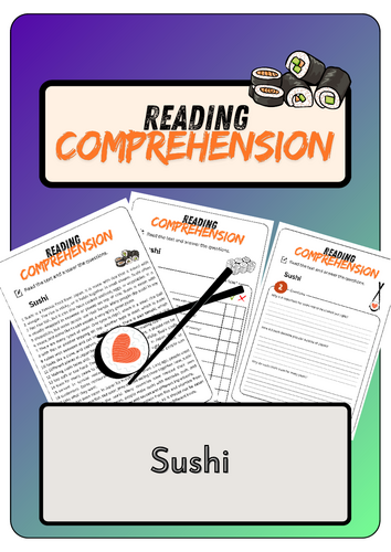 Reading Comprehension - Sushi + Solutions